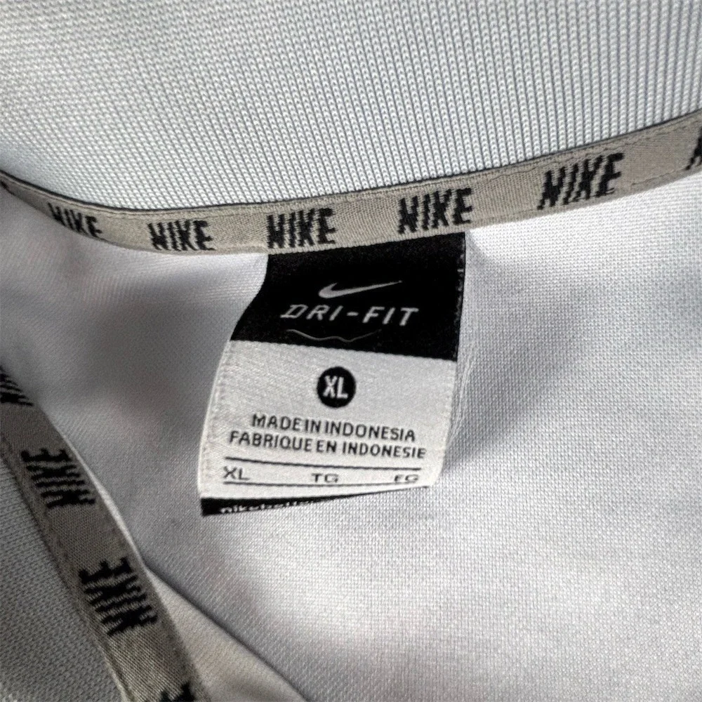 Nike‎ Baylor Bears Polo Shirt Mens XL Gray Dri-FIT Embroidered Golf Short